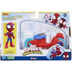 Picture of Spidey Figure and Motorcycle